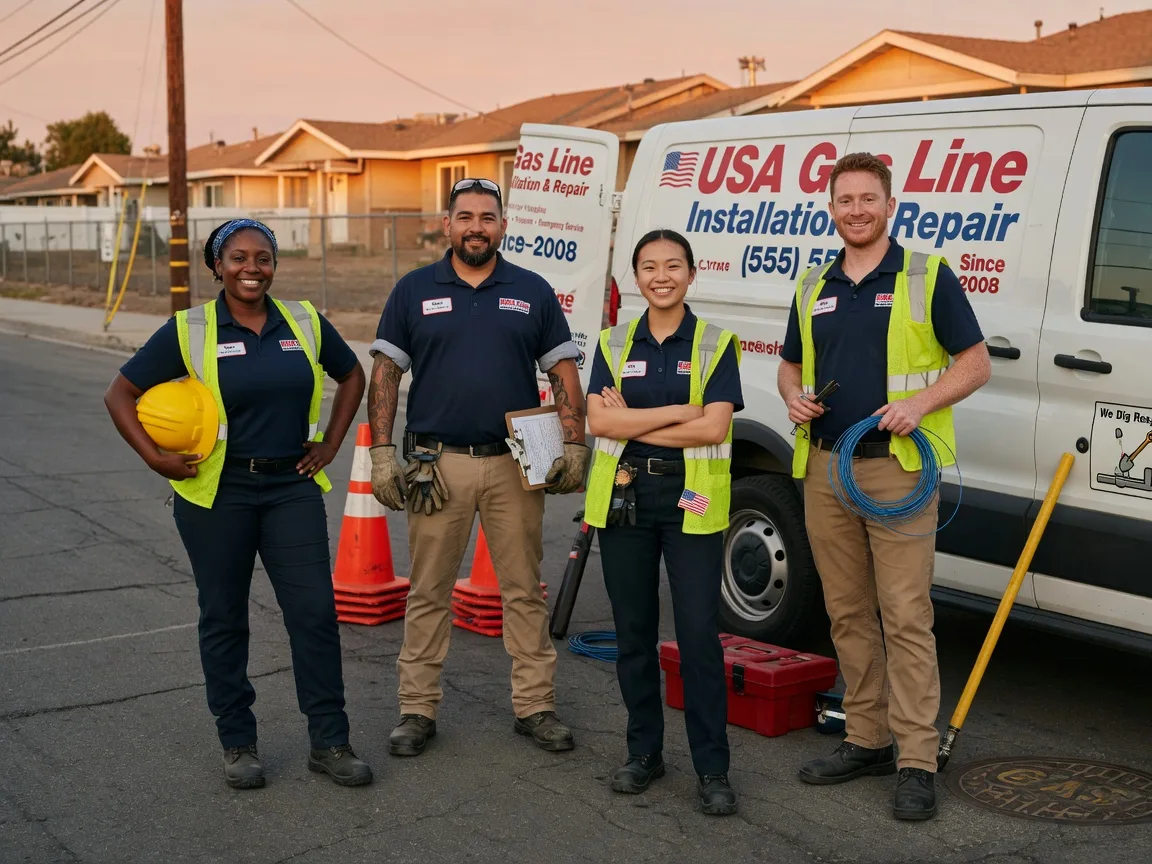 Gas Line Installation company in Mccurtain, OK